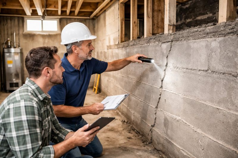 Basement Crack Repair in Johnston County, NC