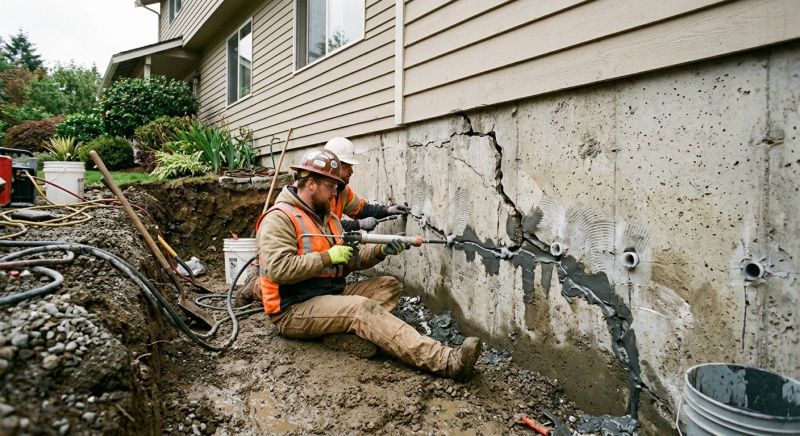Basement Foundation Repair in Angier, NC
