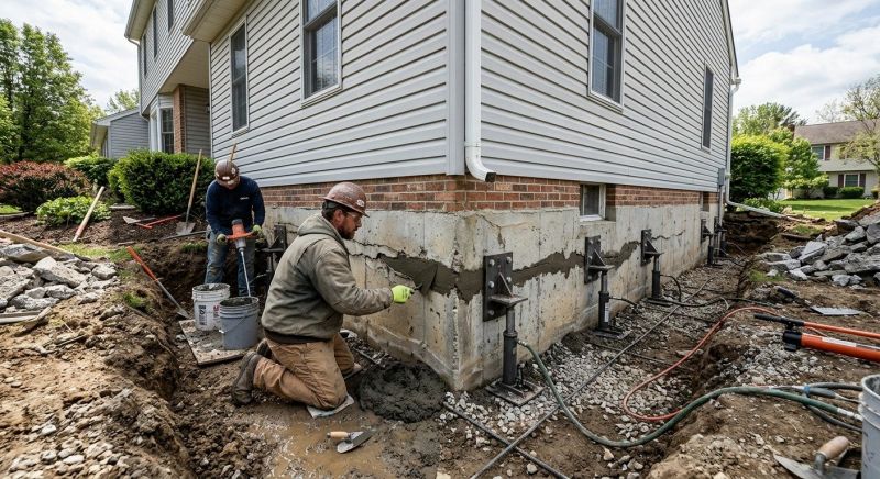 Basement Foundation Repair in Apex, NC