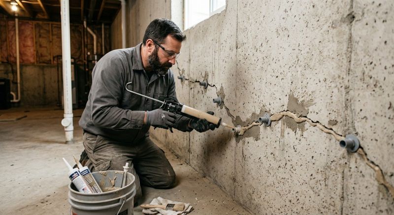 Basement Foundation Repair in Apex, NC