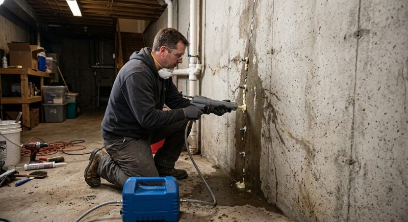 Basement Foundation Repair in Johnston County, NC