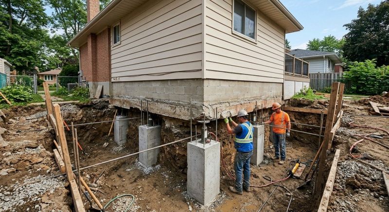 Basement Underpinning in Johnston County, NC