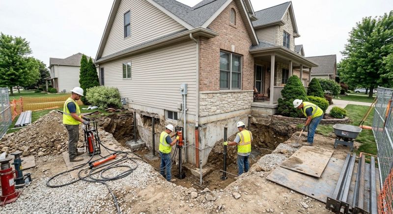 Building Foundation Repair in Apex, NC