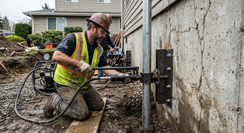 Concrete Foundation Leveling in Fuquay Varina, NC