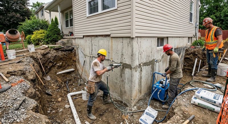 Concrete Foundation Repair in Wake Forest, NC