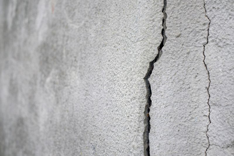Cracked Basement Floor Repair in Johnston County, NC