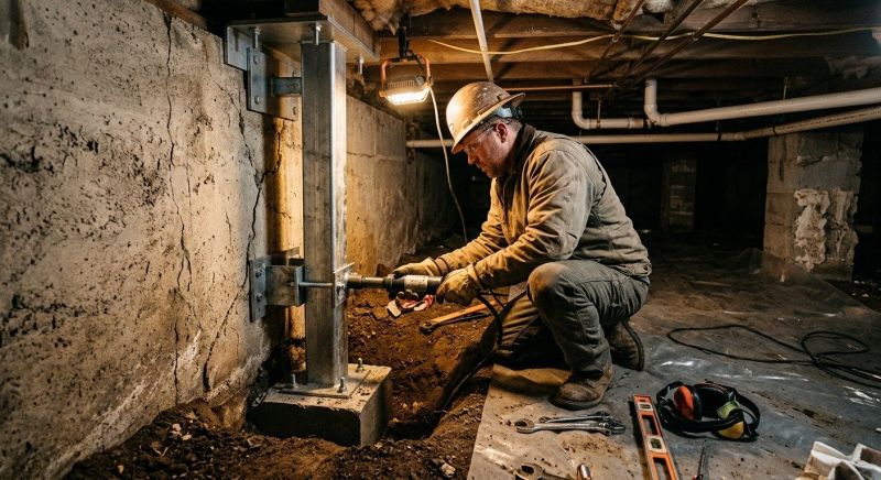Crawlspace Foundation Repair in Wake Forest, NC