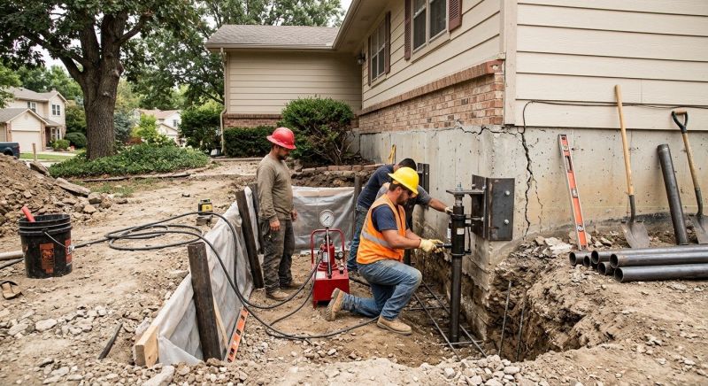 Deep Foundation Repair in Johnston County, NC