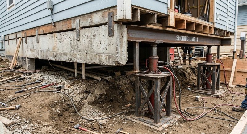 Foundation Jacking in Cary, NC