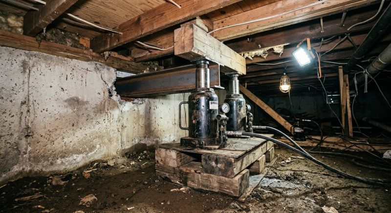 Foundation Jacking in Clayton, NC