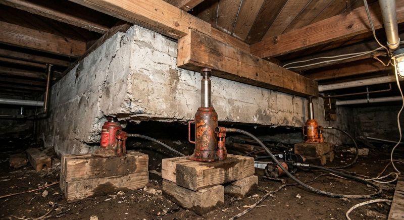 Foundation Jacking in Harnett County, NC