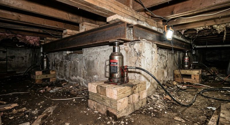 Foundation Jacking in Middlesex, NC