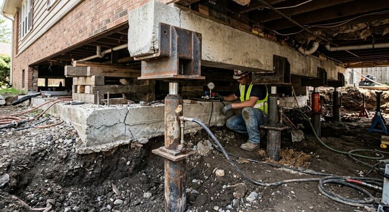 Foundation Lifting in Wake Forest, NC