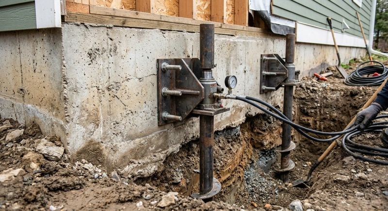 Foundation Pier Leveling in Johnston County, NC