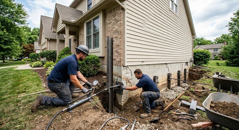 Foundation Pier Repair in Johnston County, NC