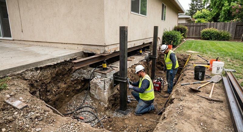 Foundation Pier Repair in Johnston County, NC
