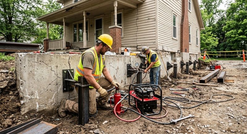 Foundation Stabilizing in Johnston County, NC