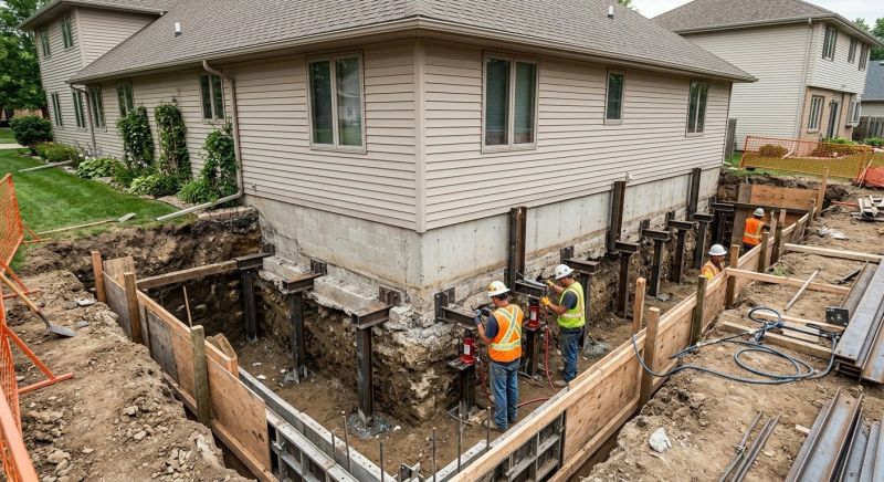 Foundation Underpinning in Johnston County, NC