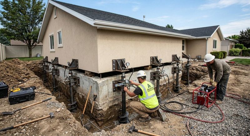 Home Foundation Leveling in Apex, NC