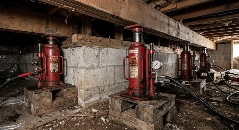 House Settling Repair in Johnston County, NC