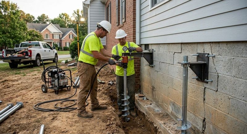 Piering Service in Johnston County, NC