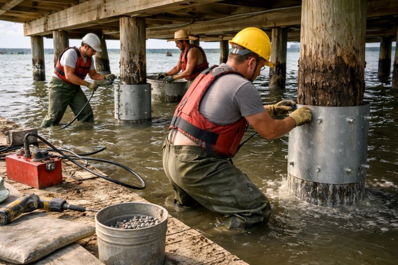 Piling Repair in Wake County, NC