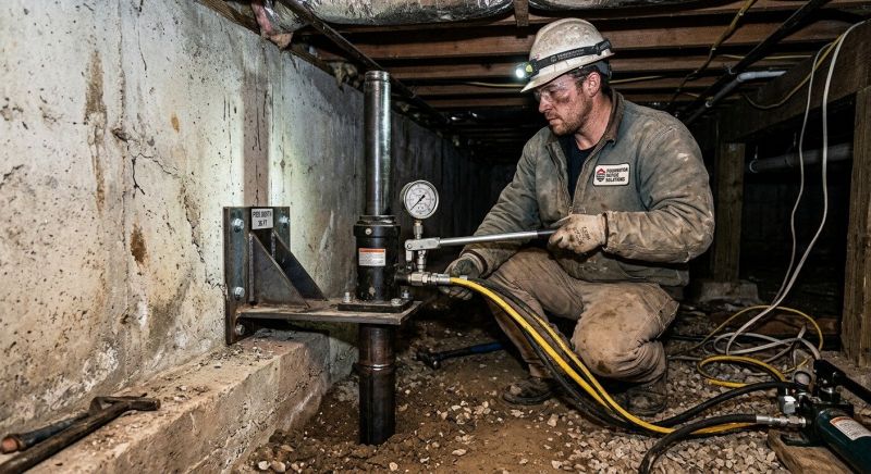 Settling Foundation Service in Angier, NC