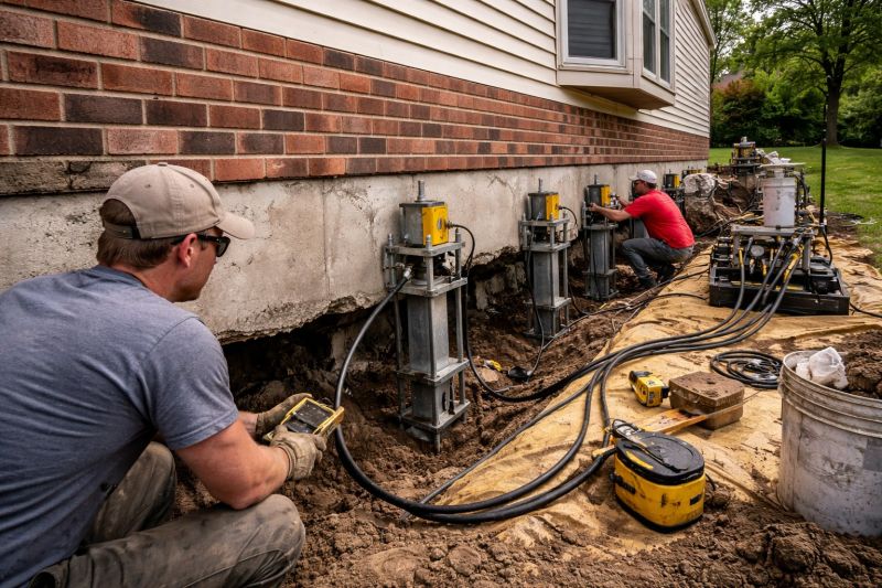 Settling Foundation Service in Garner, NC