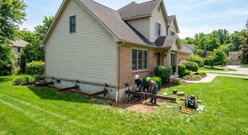 Settling Foundation Service in Johnston County, NC