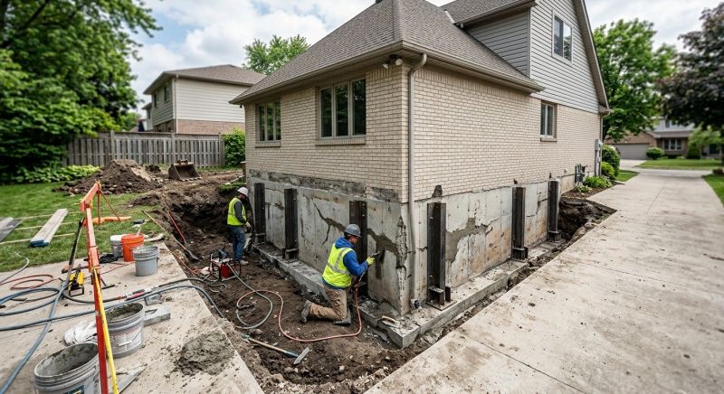 Sinking Foundation Repair in Selma, NC