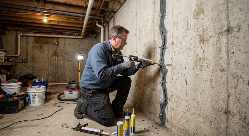 Structural Crack Repair in Johnston County, NC