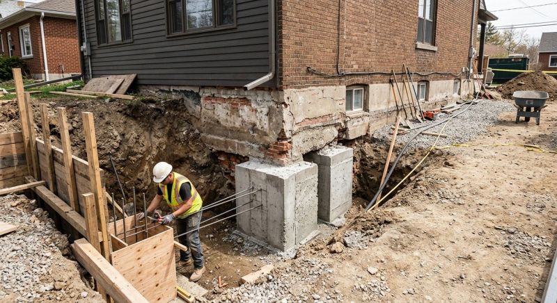 Structural Underpinning in Johnston County, NC