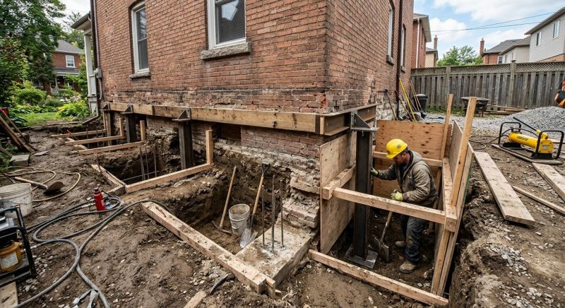 Structural Underpinning in Johnston County, NC