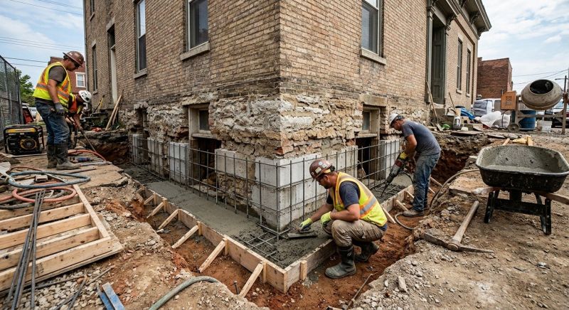 Underpinning Repair in Johnston County, NC